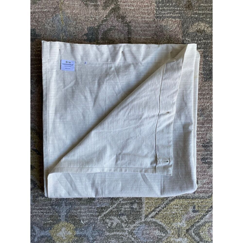 Threshold Shower Curtain Kaki and Cream
